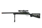 415 FPS Airsoft MK51 Bolt Action Sniper Rifle W/ Scope & Bi-Pod - Olive Drab