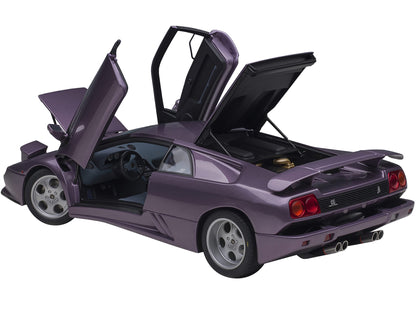 Lamborghini Diablo SE30 Jota Viola / Purple Metallic with Blue Interior 1/18 Model Car by Autoart <h2>Lamborghini Autoart</h2> <p>High-quality diecast perfect for collectors and enthusiasts. Features
