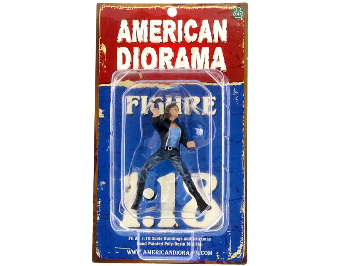 Biker Angel Figure for 1/18 Scale Models by American Diorama <h2>Biker Diorama</h2> <p>High-quality diecast model car perfect collectors and enthusiasts. Features detailed interior exterior craftsmans