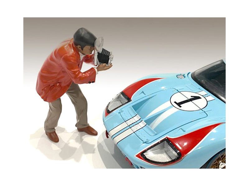 "Race Day 1" Figurine III for 1/18 Scale Models by American Diorama <h2>"Race Diorama</h2> <p>High-quality diecast model car perfect collectors and enthusiasts. Features detailed interior exterior cra
