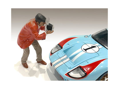 "Race Day 1" Figurine III for 1/18 Scale Models by American Diorama <h2>"Race Diorama</h2> <p>High-quality diecast model car perfect collectors and enthusiasts. Features detailed interior exterior cra