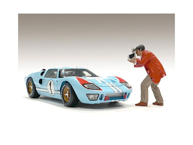 "Race Day 1" Figurine III for 1/18 Scale Models by American Diorama <h2>"Race Diorama</h2> <p>High-quality diecast model car perfect collectors and enthusiasts. Features detailed interior exterior cra