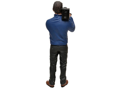 Camera Man Figurine I "Camera Crew" for 1/18 Scale Models by American Diorama <h2>Camera Diorama</h2> <p>High-quality diecast model car perfect collectors and enthusiasts. Features detailed interior e