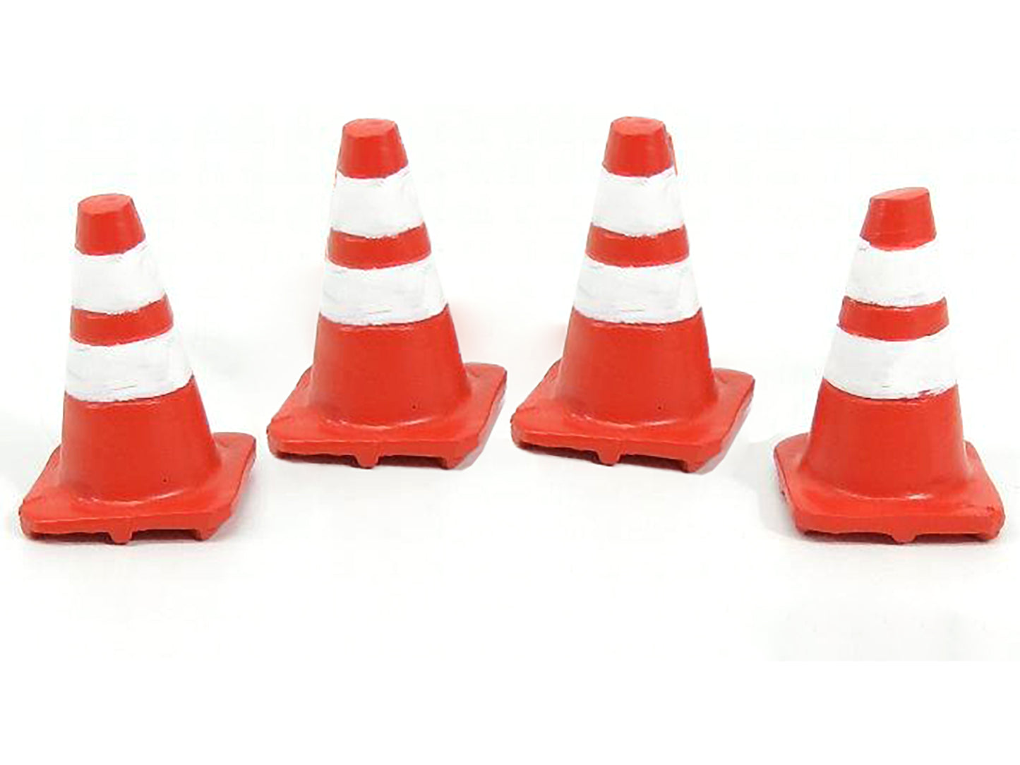 Traffic Cones Set of 4 Accessory For 1:24 Models by American Diorama <h2>Traffic Diorama</h2> <p>High-quality diecast model car perfect collectors and enthusiasts. Features detailed interior exterior