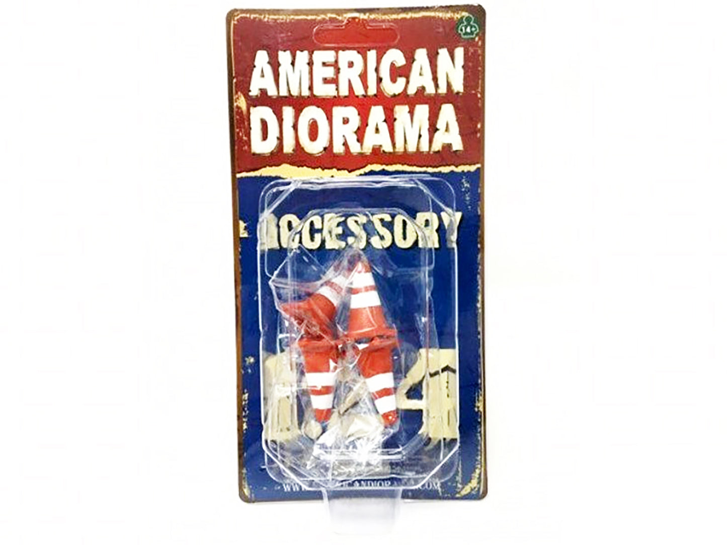 Traffic Cones Set of 4 Accessory For 1:24 Models by American Diorama <h2>Traffic Diorama</h2> <p>High-quality diecast model car perfect collectors and enthusiasts. Features detailed interior exterior