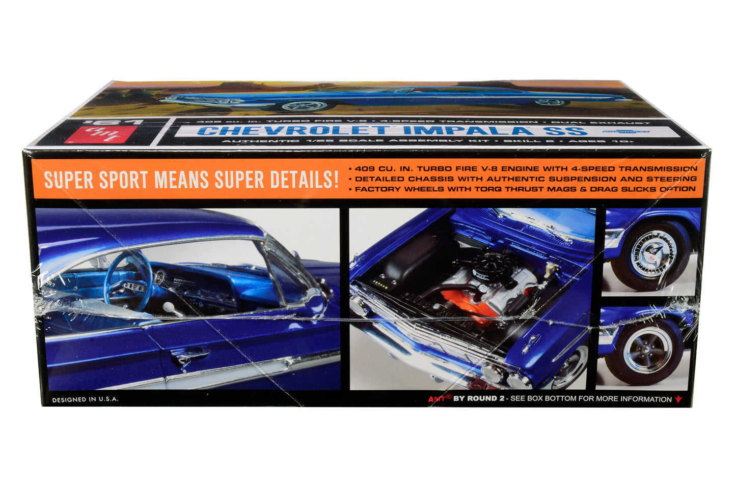 Skill 2 Model Kit 1961 Chevrolet Impala SS 1/25 Scale by AMT <h2>Skill AMT</h2> <p>High-quality diecast car perfect for collectors and enthusiasts. Features detailed interior exterior craftsmanship, r