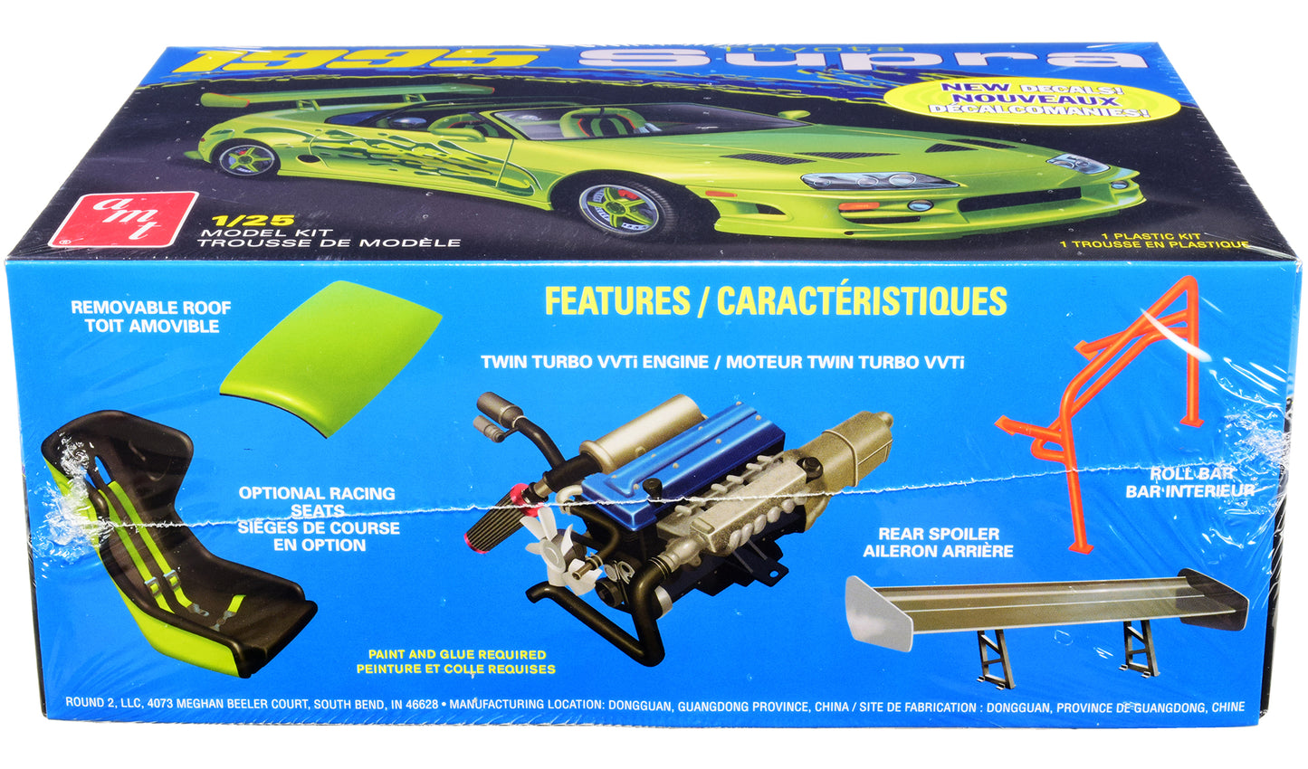 Skill 2 Model Kit 1995 Toyota Supra Convertible 1/25 Scale by AMT <h2>Skill AMT</h2> <p>High-quality diecast car perfect for collectors and enthusiasts. Features detailed interior exterior craftsmansh