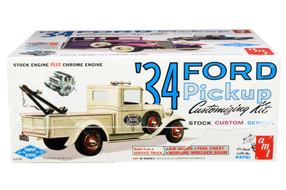Skill 2 Model Kit 1934 Ford Pickup Truck 3 in 1 "Trophy Series" 1/25 Scale by AMT <h2>Skill AMT</h2> <p>High-quality diecast car perfect for collectors and enthusiasts. Features detailed interior exte