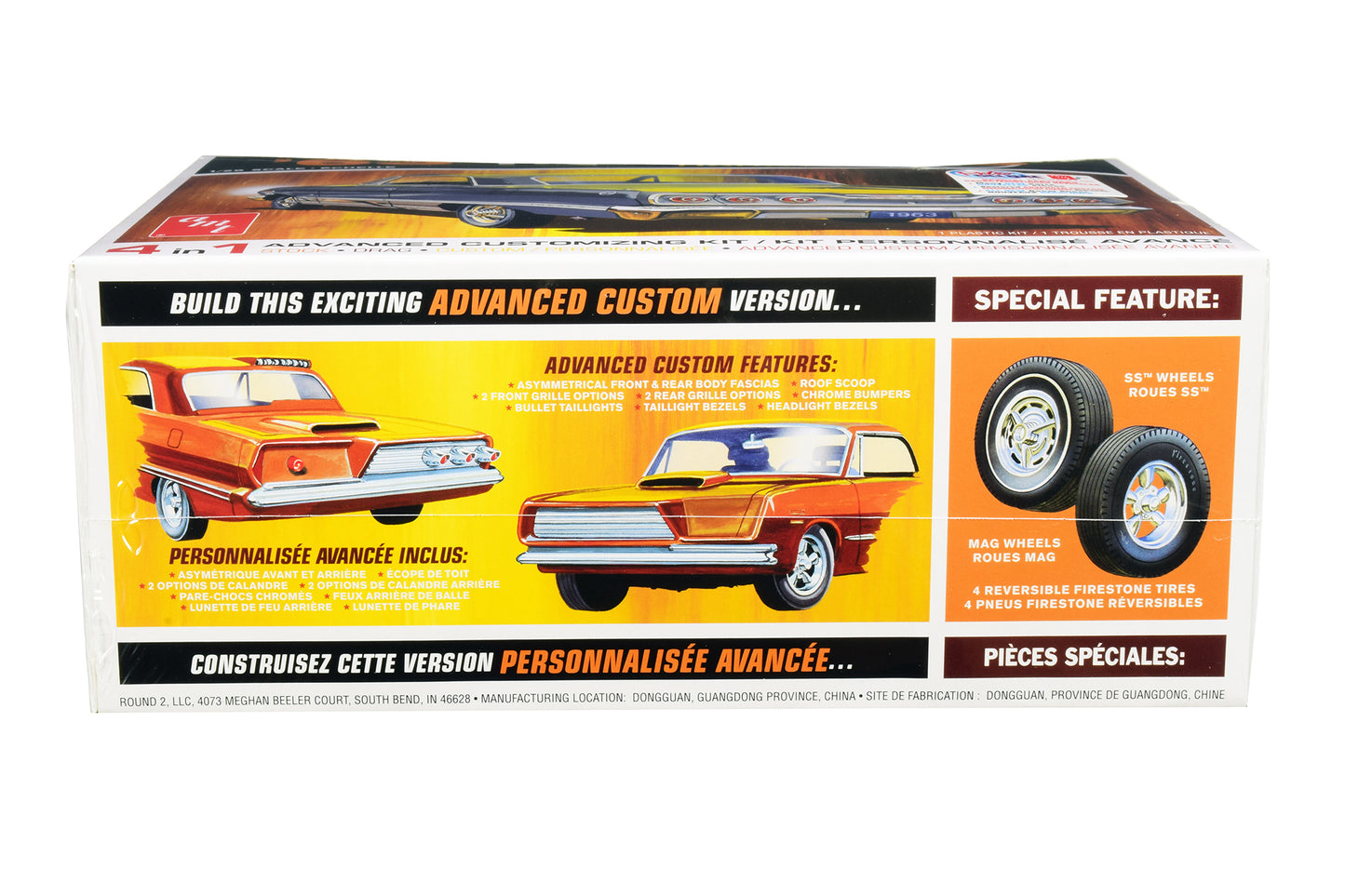 Skill 2 Model Kit 1963 Chevrolet Impala SS Hardtop 4 in 1 1/25 Scale by AMT <h2>Skill AMT</h2> <p>High-quality diecast car perfect for collectors and enthusiasts. Features detailed interior exterior c