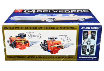 Skill 2 Model Kit 1964 Plymouth Belvedere Coupe Hardtop 1/25 Scale by AMT <h2>Skill AMT</h2> <p>High-quality diecast car perfect for collectors and enthusiasts. Features detailed interior exterior cra