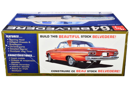 Skill 2 Model Kit 1964 Plymouth Belvedere Coupe Hardtop 1/25 Scale by AMT <h2>Skill AMT</h2> <p>High-quality diecast car perfect for collectors and enthusiasts. Features detailed interior exterior cra