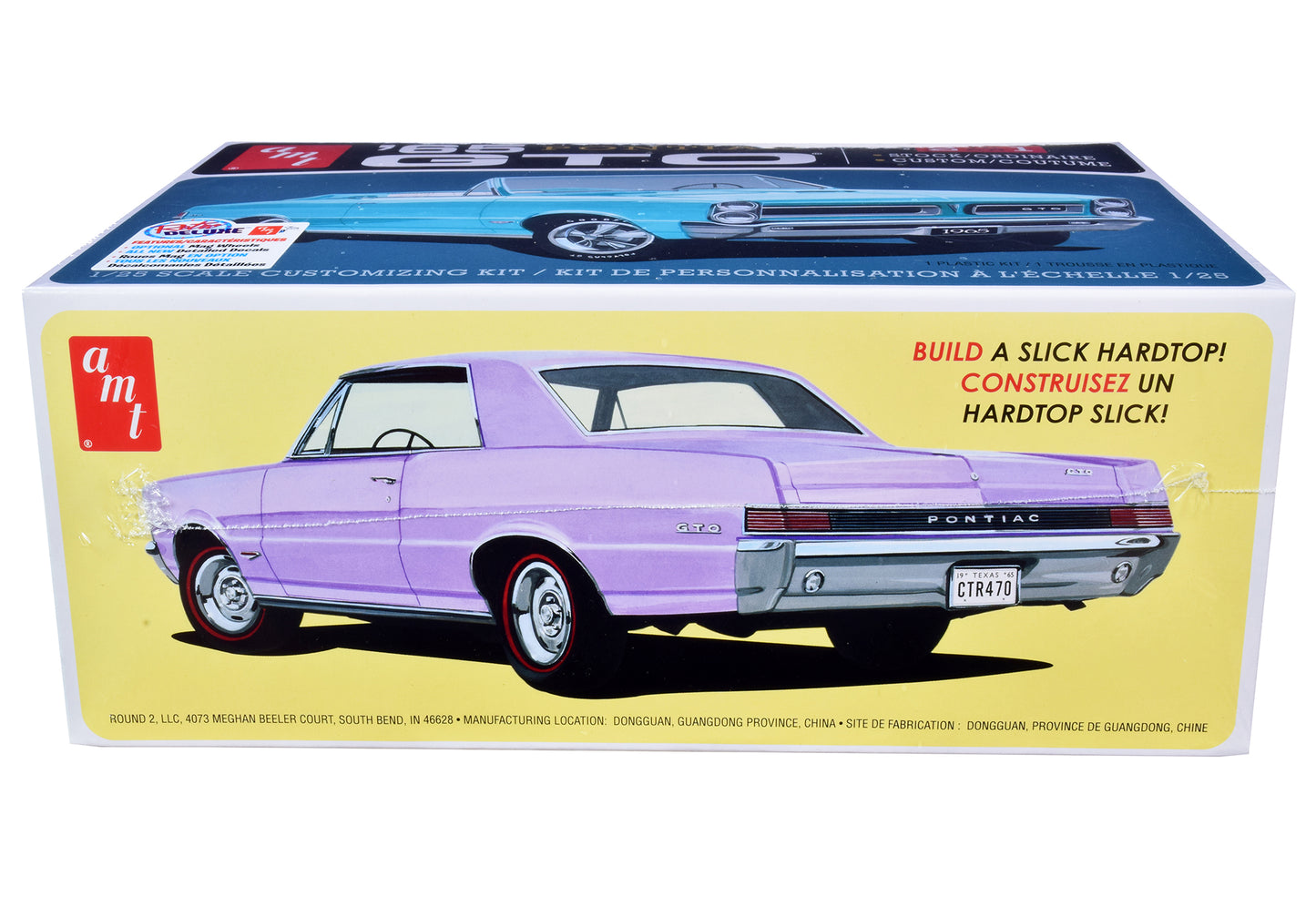 Skill 2 Model Kit 1965 Pontiac GTO 2-in-1 1/25 Scale by AMT <h2>Skill AMT</h2> <p>High-quality diecast car perfect for collectors and enthusiasts. Features detailed interior exterior craftsmanship, re