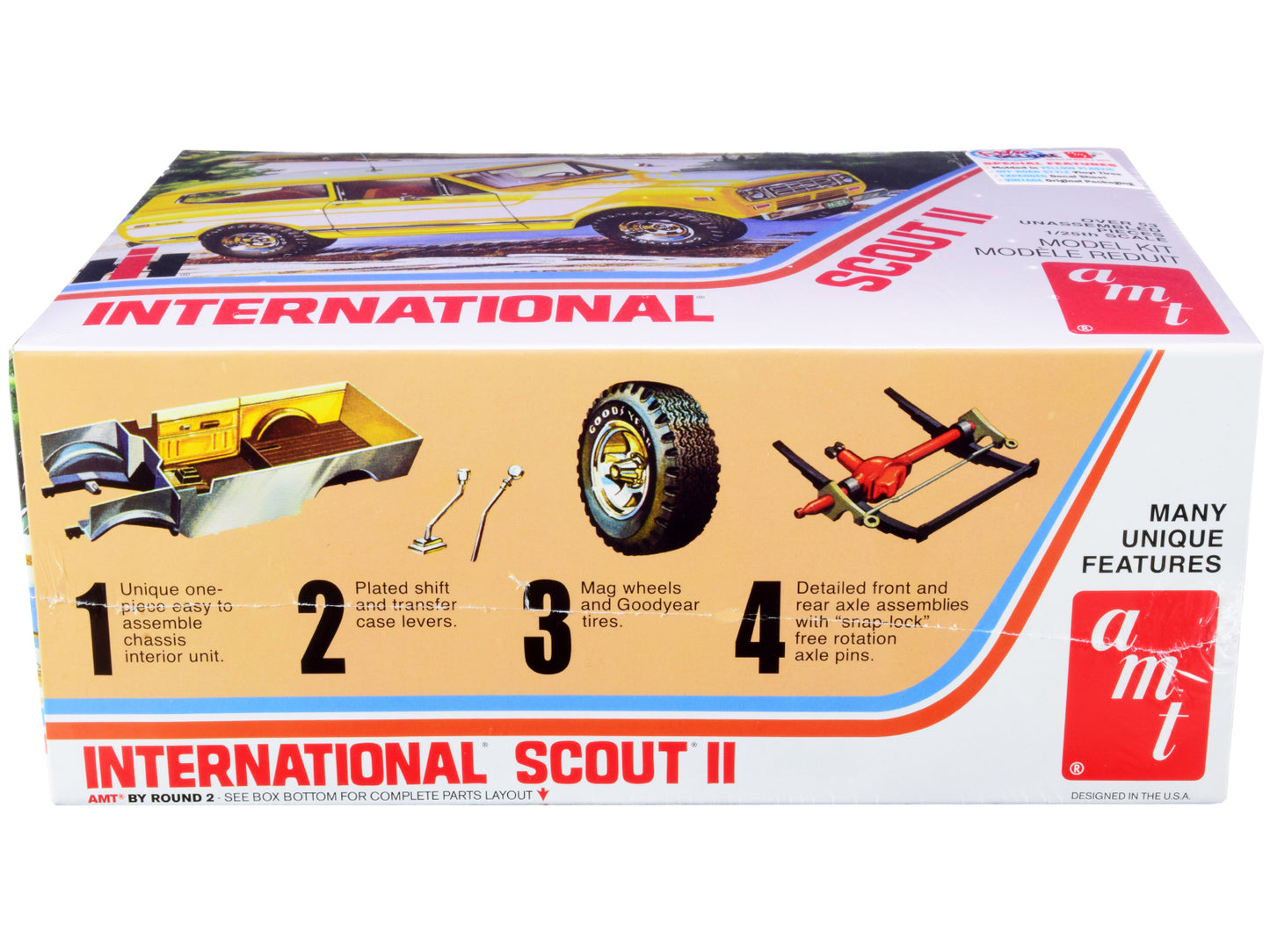 Skill 2 Model Kit IH International Harvester Scout II 1/25 Scale by AMT <h2>Skill AMT</h2> <p>High-quality diecast car perfect for collectors and enthusiasts. Features detailed interior exterior craft
