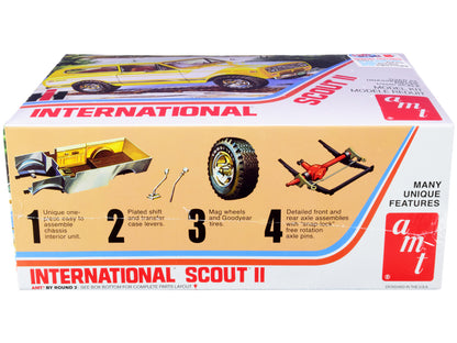 Skill 2 Model Kit IH International Harvester Scout II 1/25 Scale by AMT <h2>Skill AMT</h2> <p>High-quality diecast car perfect for collectors and enthusiasts. Features detailed interior exterior craft