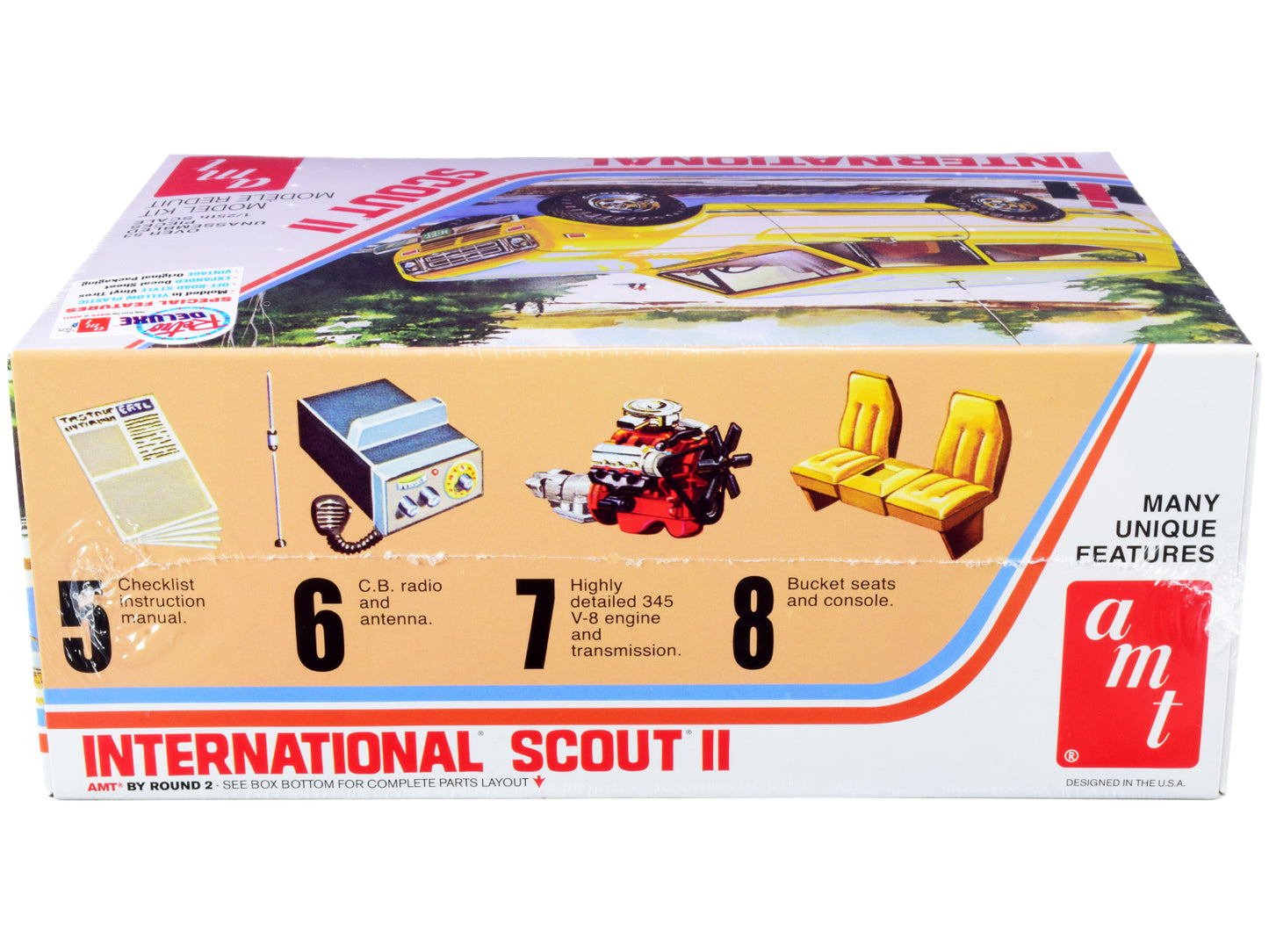 Skill 2 Model Kit IH International Harvester Scout II 1/25 Scale by AMT <h2>Skill AMT</h2> <p>High-quality diecast car perfect for collectors and enthusiasts. Features detailed interior exterior craft