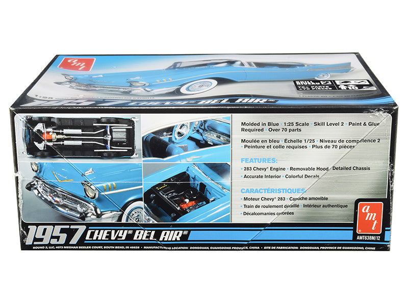Skill 2 Model Kit 1957 Chevrolet Bel Air 1/25 Scale by AMT <h2>Skill AMT</h2> <p>High-quality diecast car perfect for collectors and enthusiasts. Features detailed interior exterior craftsmanship, rea