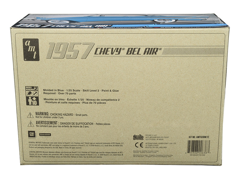 Skill 2 Model Kit 1957 Chevrolet Bel Air 1/25 Scale by AMT <h2>Skill AMT</h2> <p>High-quality diecast car perfect for collectors and enthusiasts. Features detailed interior exterior craftsmanship, rea