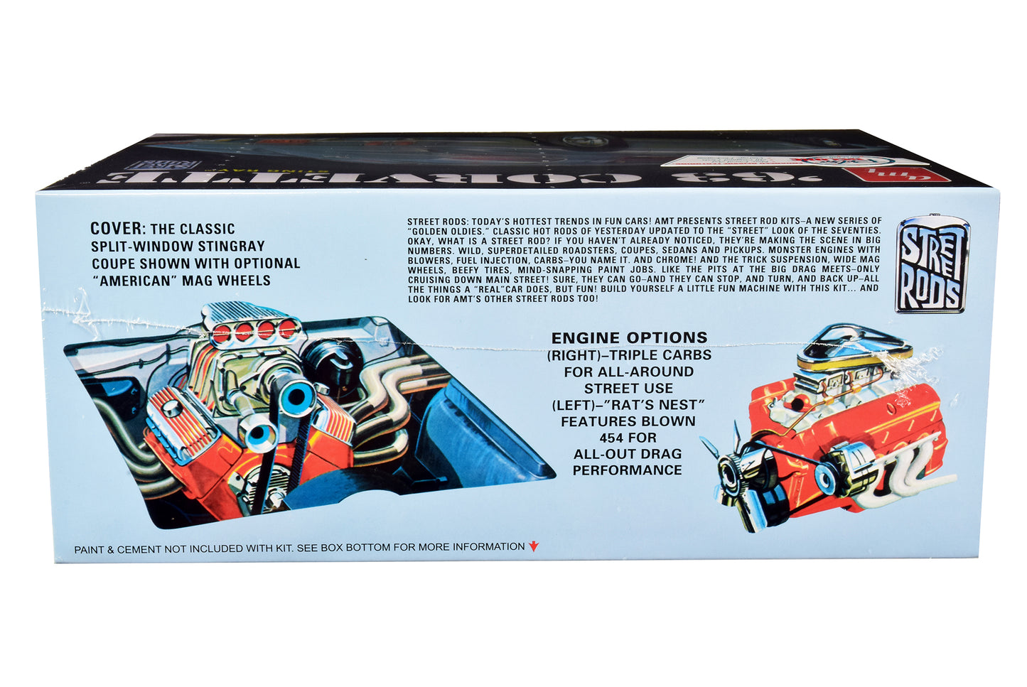 Skill 2 Model Kit 1963 Chevrolet Corvette Stingray 1/25 Scale by AMT <h2>Skill AMT</h2> <p>High-quality diecast car perfect for collectors and enthusiasts. Features detailed interior exterior craftsma
