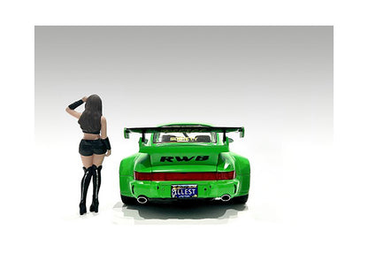 "Auto Salon Girls" Figure 2 for 1/18 Scale Models by American Diorama <h2>"Auto Diorama</h2> <p>High-quality diecast model car perfect collectors and enthusiasts. Features detailed interior exterior c