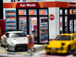 Eneos Japan Gas Station Diorama Set "American X G-Fans" Series for 1/64 Scale Models by American <h2>Eneos Diorama</h2> <p>High-quality diecast model car perfect collectors and enthusiasts. Features d