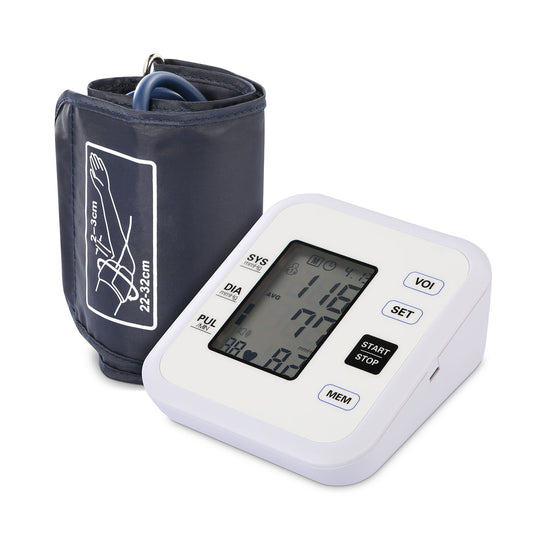 Arm Blood Pressure Monitor With Adjustable Cuff (8.7In-12.6In) Irregular Heartb