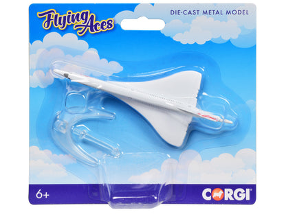 BAe/Aerospatiale Concorde Commercial Aircraft "British Airways" White "Flyin Aces" Series Diecast Model by Corgi