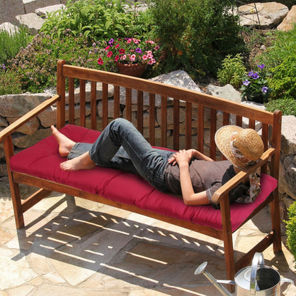 Bench Seat Cushion For Indoor Outdoor Furniture Non Slip Long Chair With Ties S