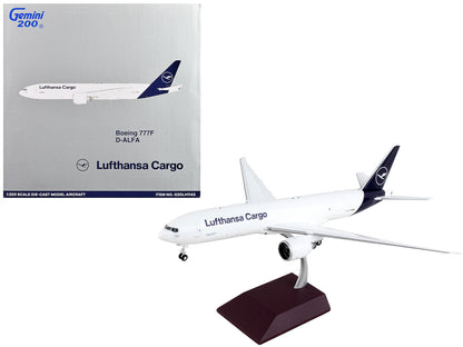 Boeing 777F Commercial Aircraft "Lufthansa Cargo" White with Blue Tail "Gemini 200" Series 1/200 Diecast Model Airplane by GeminiJets <h2>Boeing GeminiJets</h2> <p>High-quality car perfect for collect