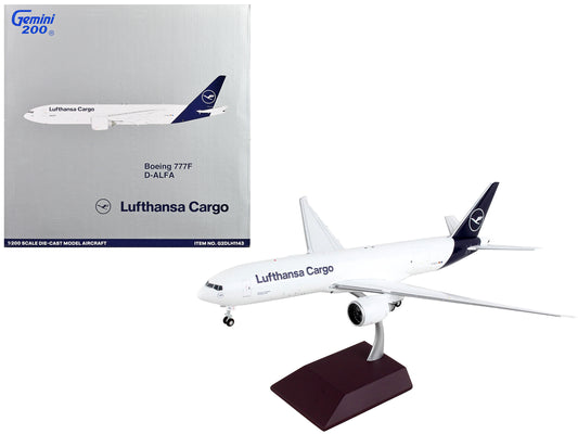 Boeing 777F Commercial Aircraft "Lufthansa Cargo" White with Blue Tail "Gemini 200" Series 1/200 Diecast Model Airplane by GeminiJets <h2>Boeing GeminiJets</h2> <p>High-quality car perfect for collect