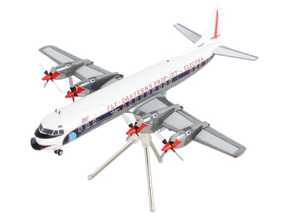 Lockheed L-188 Electra Commercial Aircraft "Eastern Air Lines" White with Blue Stripes "Gemini 200" Series 1/200 Diecast Model Airplane by GeminiJets <h2>Lockheed GeminiJets</h2> <p>High-quality car p
