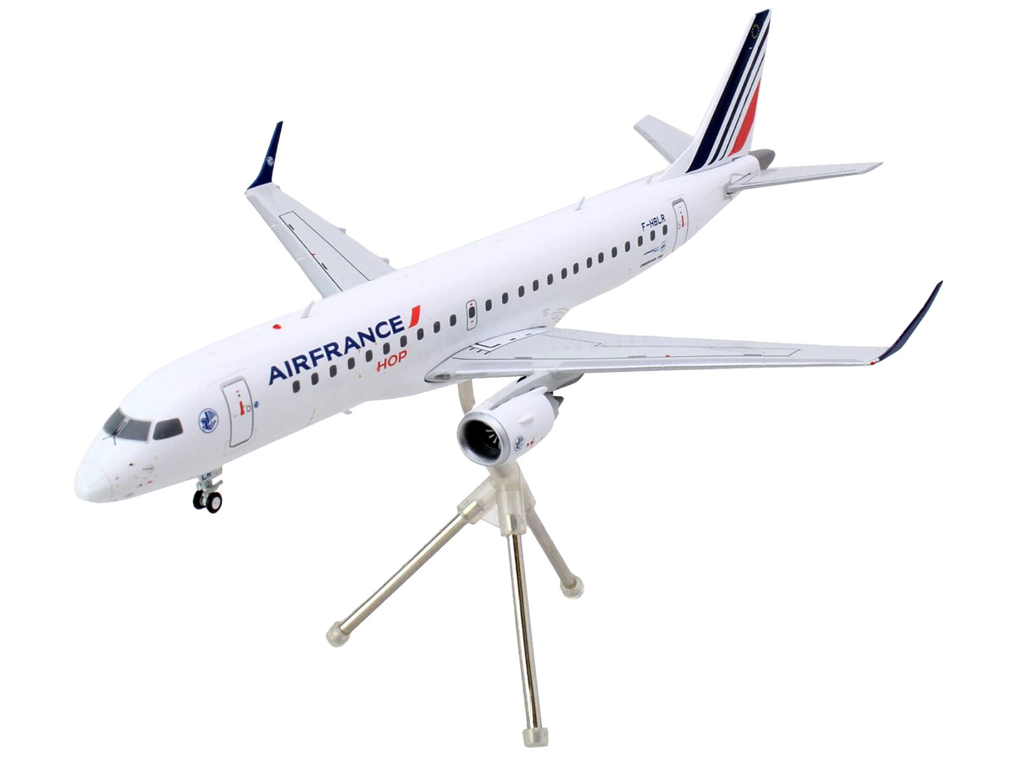 Embraer ERJ-190 Commercial Aircraft "Air France Hop" (F-HBLN) White with Striped Tail "Gemini 200" Series 1/200 Diecast Model Airplane by GeminiJets <h2>Embraer GeminiJets</h2> <p>High-quality car per