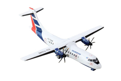 ATR 42-500 Commercial Aircraft "Cubana Airlines" (CU-T1240) White with Red and Blue Stripes 1/400 Diecast Model Airplane by GeminiJets <h2>ATR GeminiJets</h2> <p>High-quality car perfect for collector