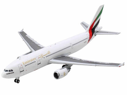 Airbus A300-600R Commercial Aircraft "Emirates Airlines" (A6-EKC) White with Striped Tail 1/400 Diecast Model Airplane by GeminiJets <h2>Airbus GeminiJets</h2> <p>High-quality car perfect for collecto