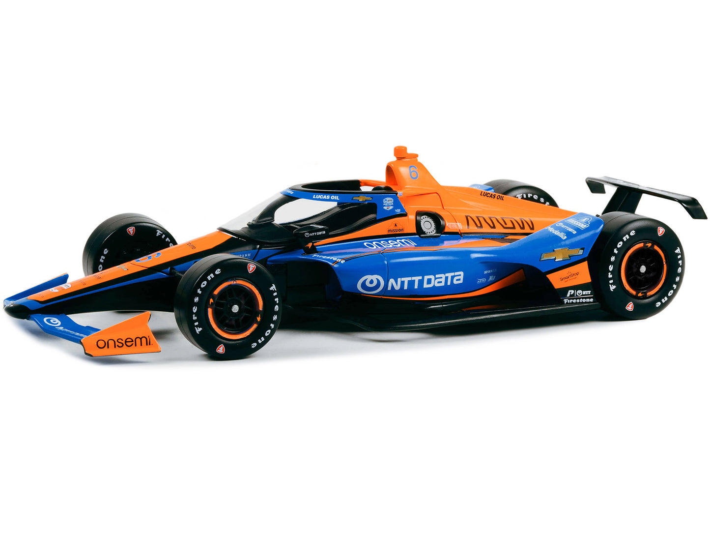 GreenLight Dallara IndyCar #6 Felix Rosenqvist "NTT DATA" Arrow McLaren Series" (2023) 1/18 Diecast Model Car by <h2>Dallara Greenlight</h2> <p>High-quality perfect for collectors and enthusiasts. Fea