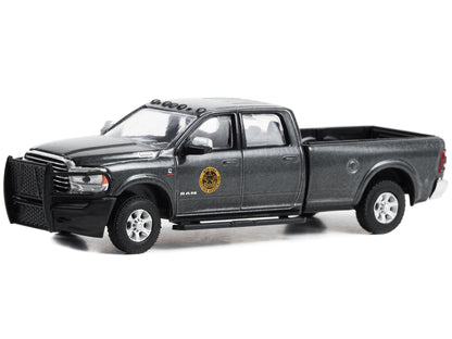 GreenLight 2020 Ram 2500 Pickup Truck Dark Gray Metallic "Montana Livestock Association" "Yellowstone" (2018-Current) TV Series "Hollywood Series" Release 39 1/64 Diecast Model Car by <h2>2020 Greenli