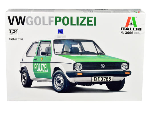 Skill 3 Model Kit 1978 Volkswagen Golf 1/24 Scale Model by Italeri