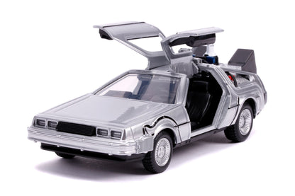 DeLorean DMC (Time Machine) Silver "Back to the Future Part II" (1989) Movie "Hollywood Rides" Series 1/32 Diecast Model Car by Jada <h2>DeLorean Jada</h2> <p>High-quality perfect for collectors and e