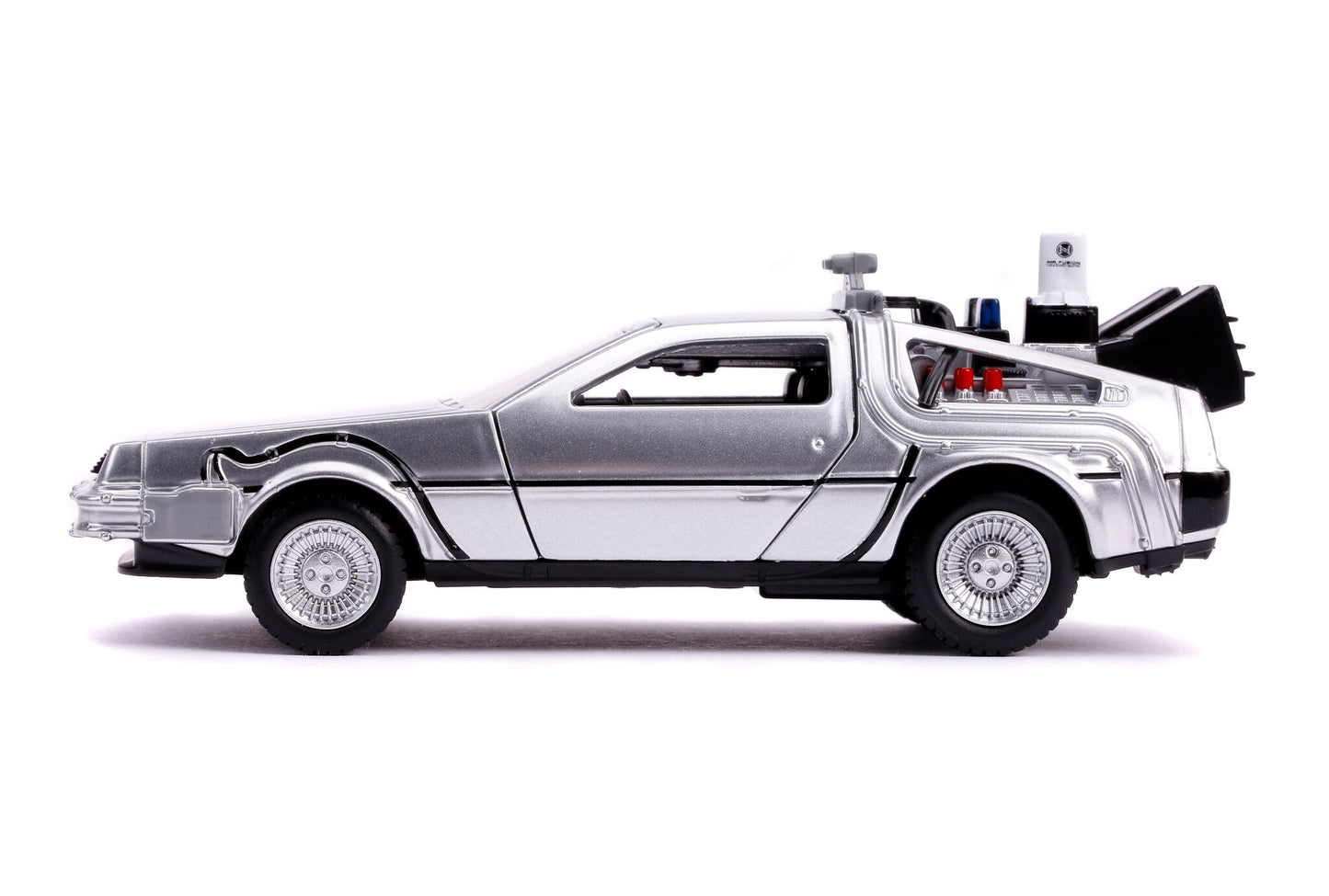 DeLorean DMC (Time Machine) Silver "Back to the Future Part II" (1989) Movie "Hollywood Rides" Series 1/32 Diecast Model Car by Jada <h2>DeLorean Jada</h2> <p>High-quality perfect for collectors and e