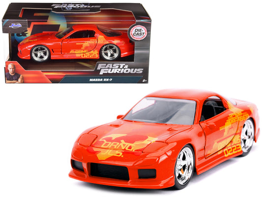 Orange Julius' Mazda RX-7 Metallic with Graphics "Fast & Furious" Series 1/32 Diecast Model Car by Jada <h2>Orange Jada</h2> <p>High-quality perfect for collectors and enthusiasts. Features detailed i