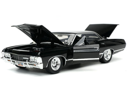 1967 Chevrolet Impala SS Sport Sedan Black and Dean Winchester Diecast Figurine "Supernatural" (2005-2020) TV Series "Hollywood Rides" 1/24 Model Car by Jada <h2>1967 Jada</h2> <p>High-quality perfect