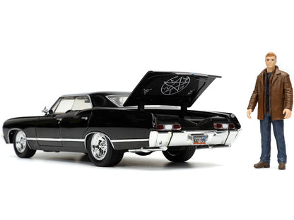 1967 Chevrolet Impala SS Sport Sedan Black and Dean Winchester Diecast Figurine "Supernatural" (2005-2020) TV Series "Hollywood Rides" 1/24 Model Car by Jada <h2>1967 Jada</h2> <p>High-quality perfect
