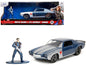 1973 Chevrolet Camaro Dark Blue Metallic with Gray Stripes and Winter Soldier Diecast Figure "Marvel Avengers" "Hollywood Rides" Series 1/32 Model Car by Jada <h2>1973 Jada</h2> <p>High-quality perfec
