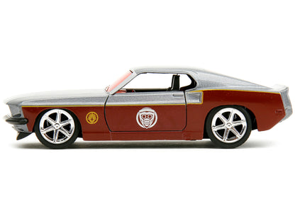 1969 Ford Mustang Silver Metallic and Dark Red Star Lord Diecast Figure "Marvel Guardians of the Galaxy" "Hollywood Rides" Series 1/32 Model Car by Jada <h2>1969 Jada</h2> <p>High-quality perfect for