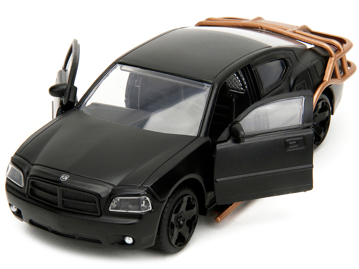 2006 Dodge Charger Matt Black with Outer Cage "Fast & Furious" Series 1/32 Diecast Model Car by Jada <h2>2006 Jada</h2> <p>High-quality perfect for collectors and enthusiasts. Features detailed interi