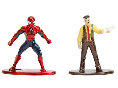 "Daily Bugle" and Subway Diorama Set with Spider-Man J. Jonah Jameson Diecast Figures "Marvel's Spider-Man" "Nano Scene" Series Models by Jada <h2>"Daily Jada</h2> <p>High-quality model car perfect fo