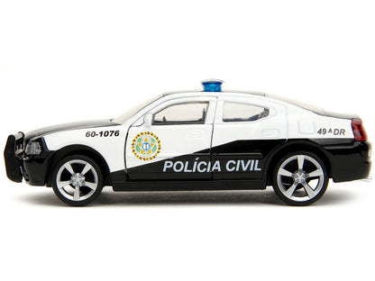 2006 Dodge Charger Police Black and White "Policia Civil" "Fast & Furious" Series 1/32 Diecast Model Car by Jada <h2>2006 Jada</h2> <p>High-quality perfect for collectors enthusiasts. Features detaile