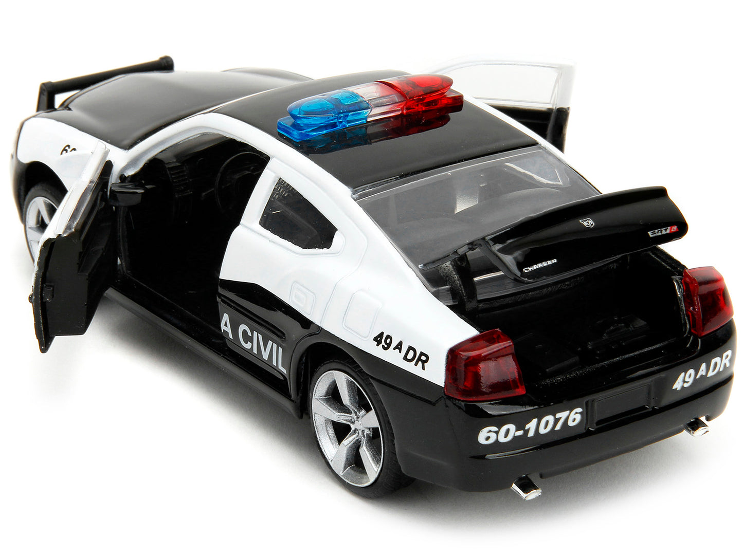 2006 Dodge Charger Police Black and White "Policia Civil" "Fast & Furious" Series 1/32 Diecast Model Car by Jada <h2>2006 Jada</h2> <p>High-quality perfect for collectors enthusiasts. Features detaile