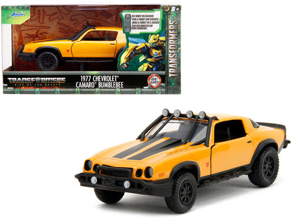 1977 Chevrolet Camaro Off-Road Version Yellow Metallic with Black Stripes "Transformers: Rise of the Beasts" (2023) Movie "Hollywood Rides" Series 1/32 Diecast Model Car by Jada <h2>1977 Jada</h2> <p>