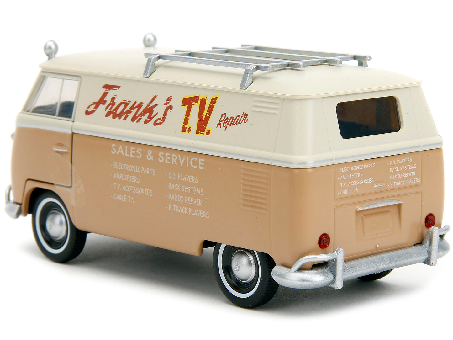 Volkswagen Bus "WheelJack" Tan and Beige "Frank's TV Repair" "Transformers: Rise of the Beasts" (2023) Movie "Hollywood Rides" Series 1/32 Diecast Model Car by Jada <h2>Volkswagen Jada</h2> <p>High-qu