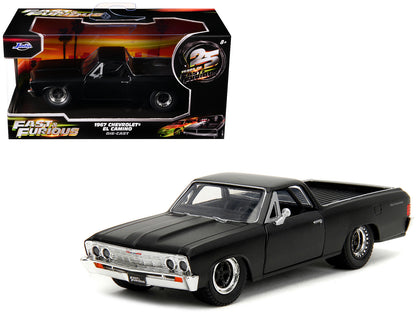 1967 Chevrolet El Camino Matt Black "Fast & Furious" Series 1/32 Diecast Model Car by Jada <h2>1967 Jada</h2> <p>High-quality perfect for collectors and enthusiasts. Features detailed interior exterio